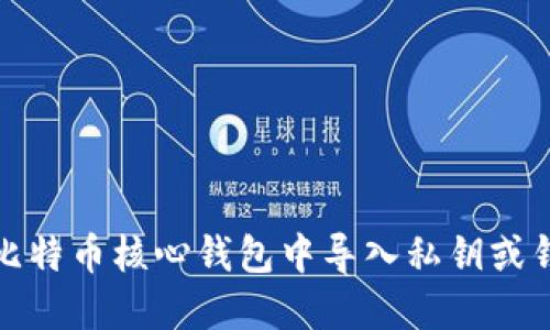 如何在比特币核心钱包中导入私钥或钱包文件
